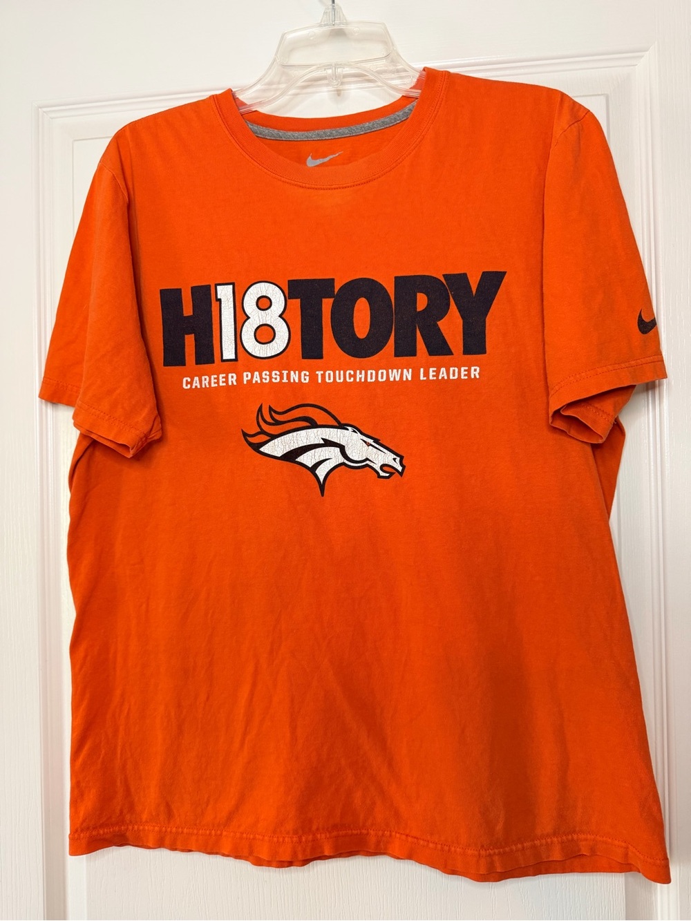 Nike Men’s Orange Denver Broncos H18TORY Graphic Tee